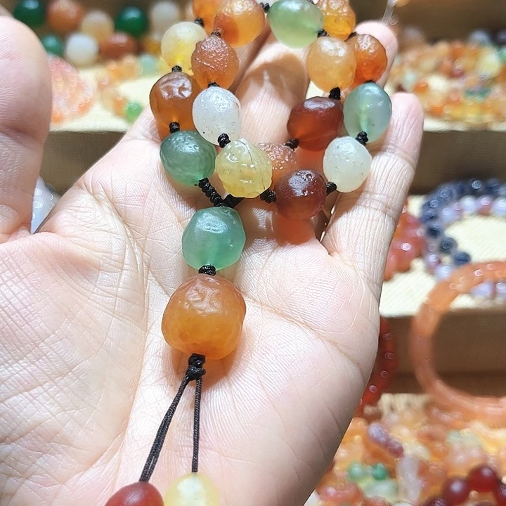 玛瑙/玉髓手链未镶嵌