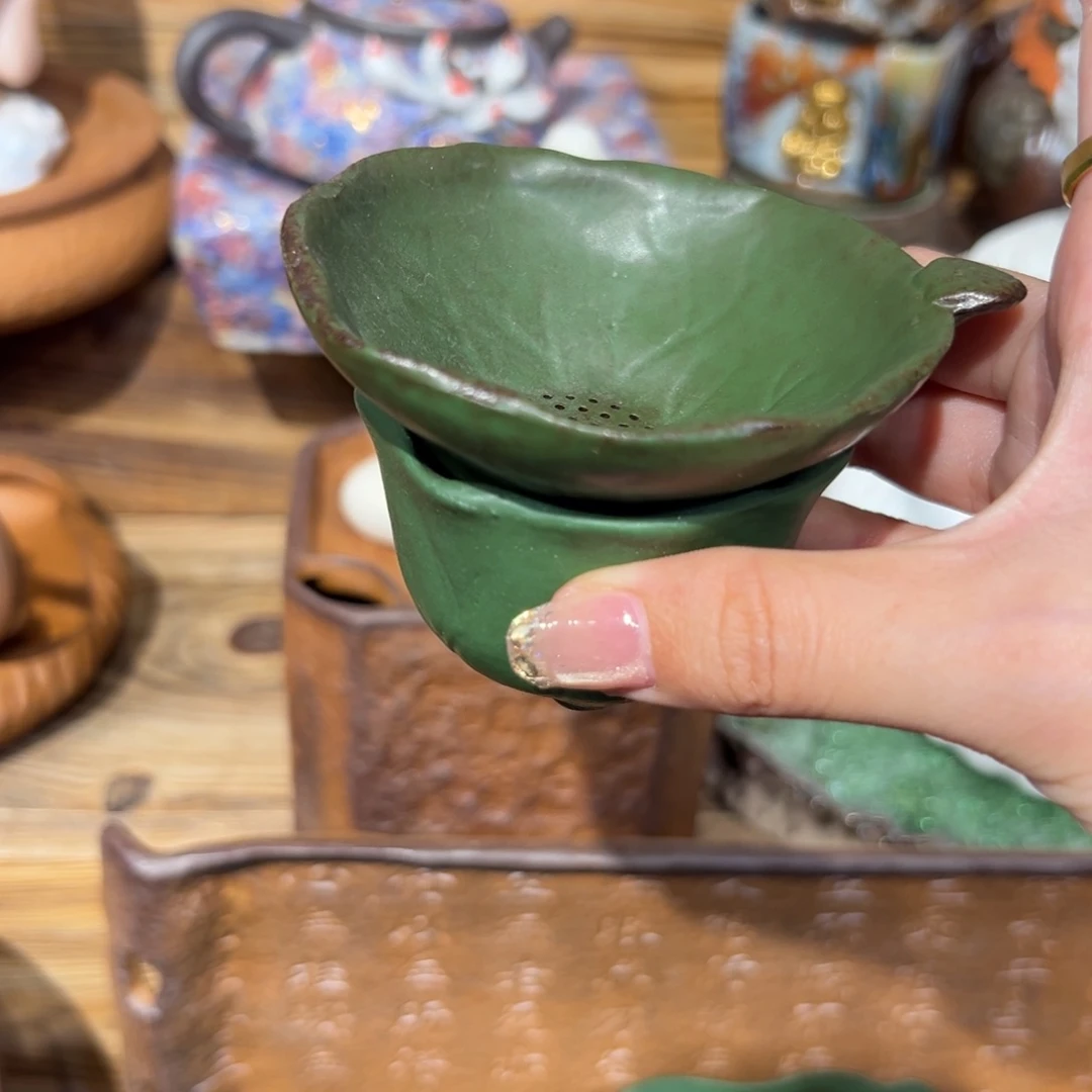 裸烧老岩泥原矿茶具