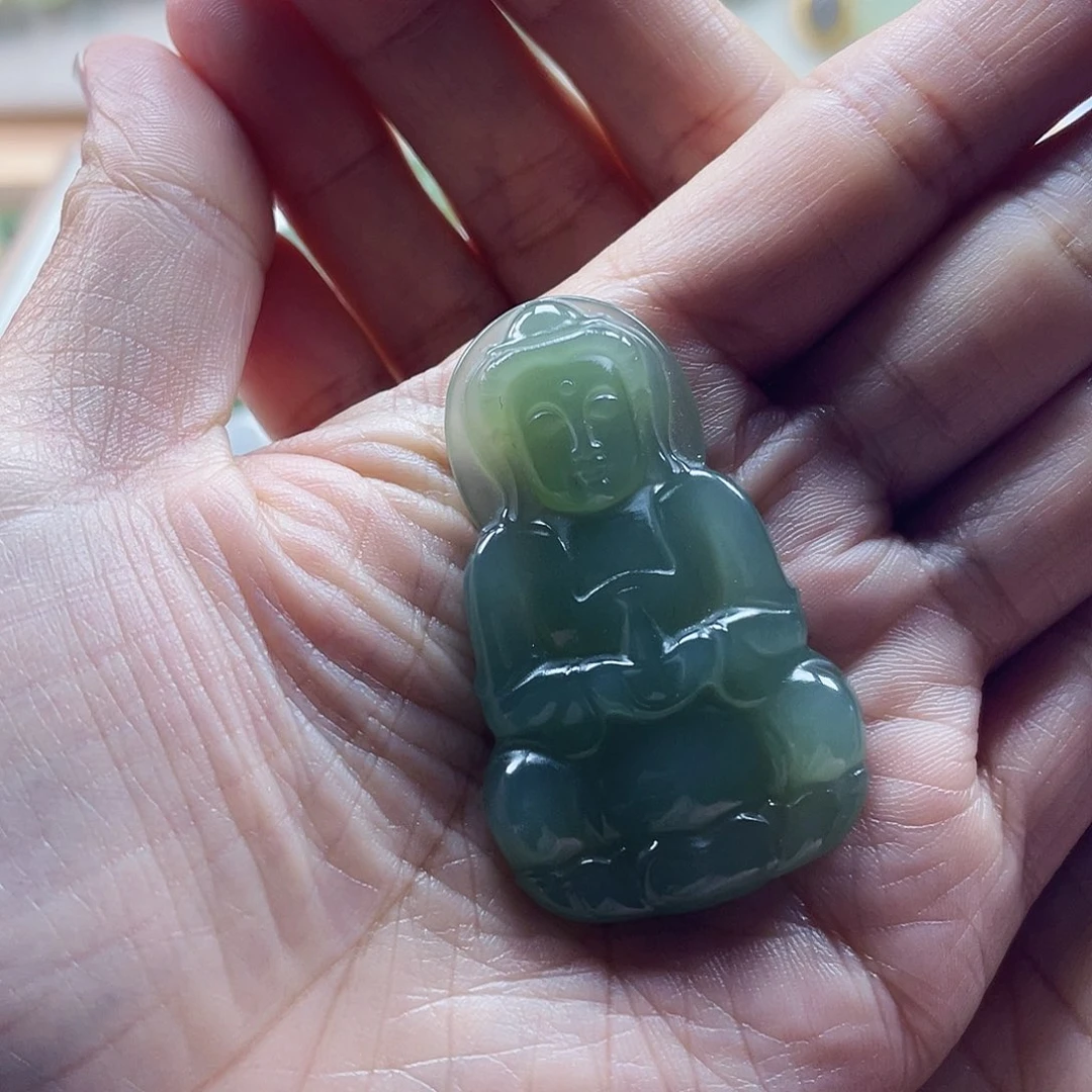 和田玉吊坠(不含链)未镶嵌想***喆