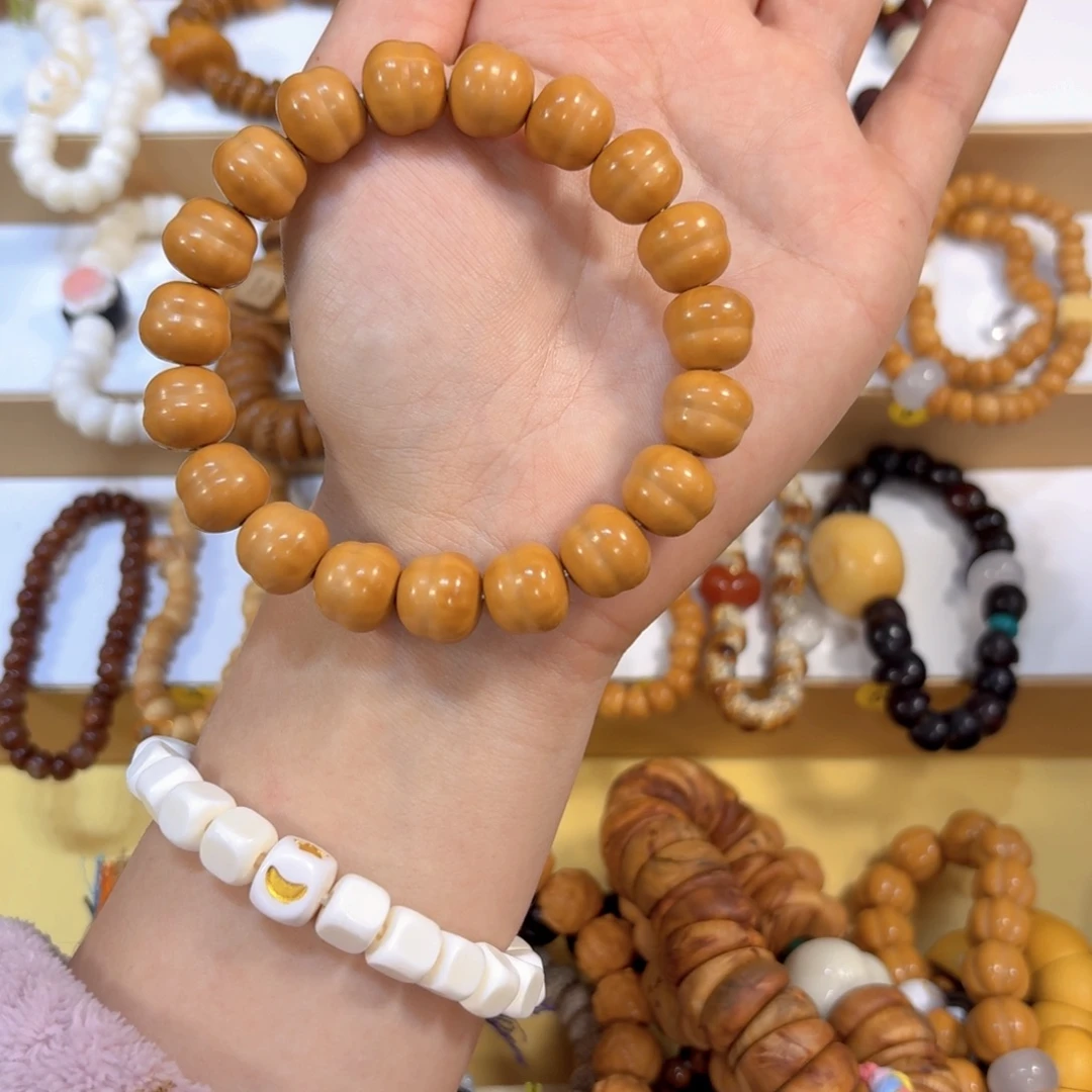 星月菩提吊坠全品猴头葫芦素圈