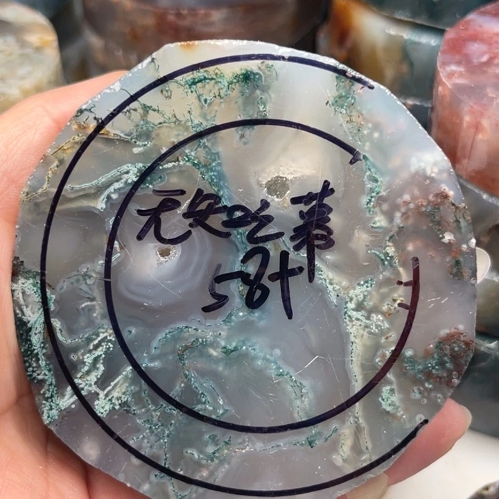 无***幕定制玛瑙定制水草玛瑙手镯