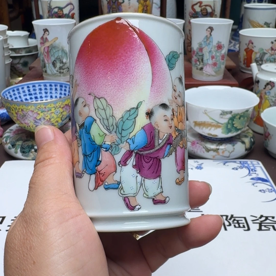 景德镇手工手绘展示