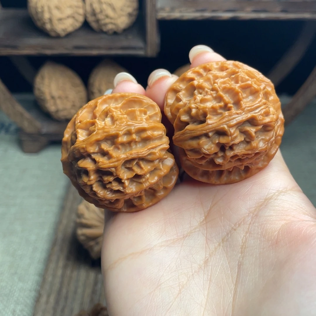 吊坠文玩核桃苹果园42 全品打底精配毕业红皮