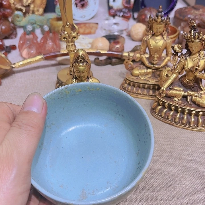 茶盏朗**丹摆件等摆件摆件
