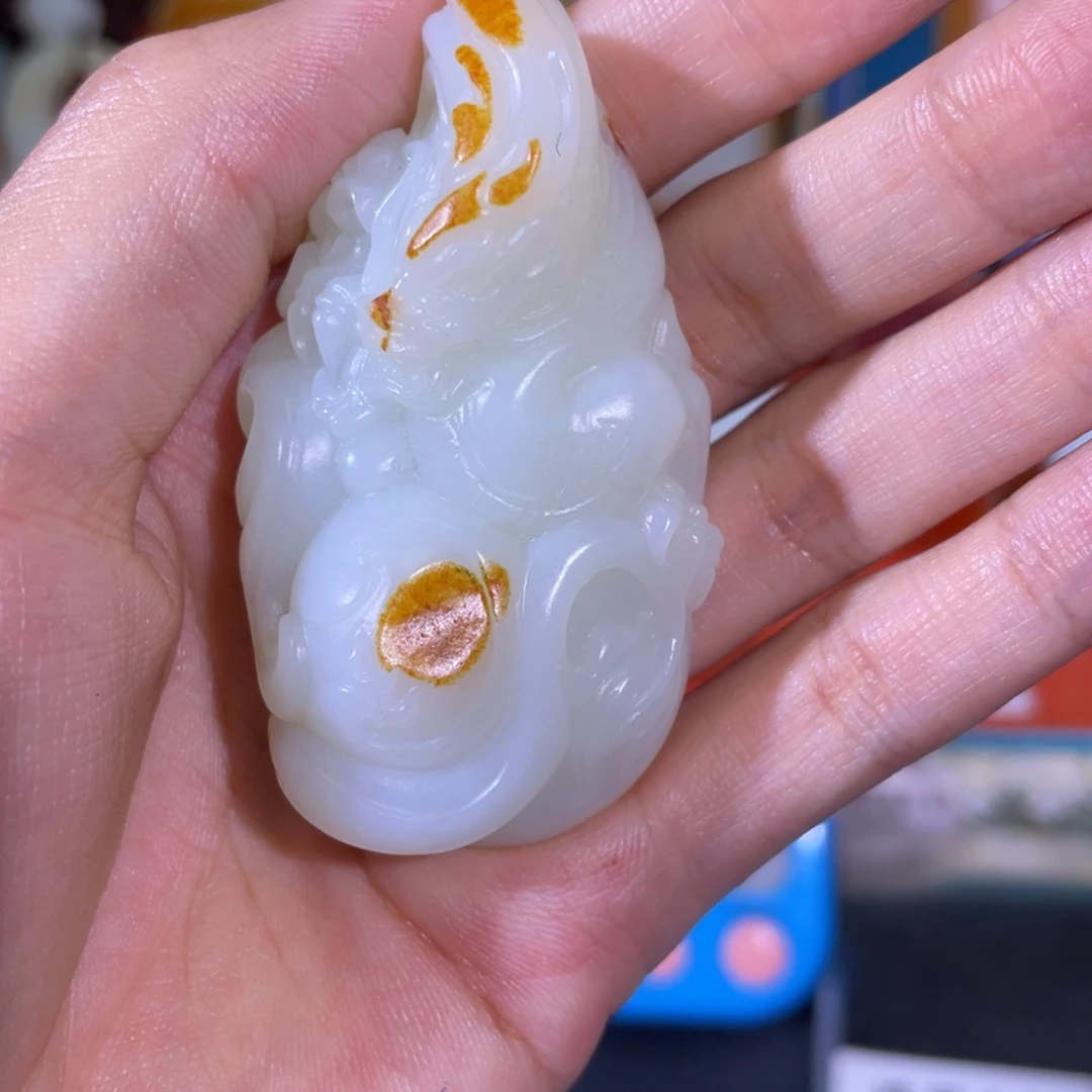 梵***我未镶嵌和田玉把件