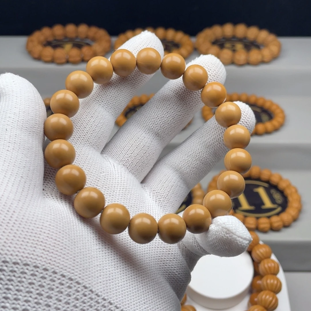 猴头核桃手串11.2mm精品正圆光珠全品无暇