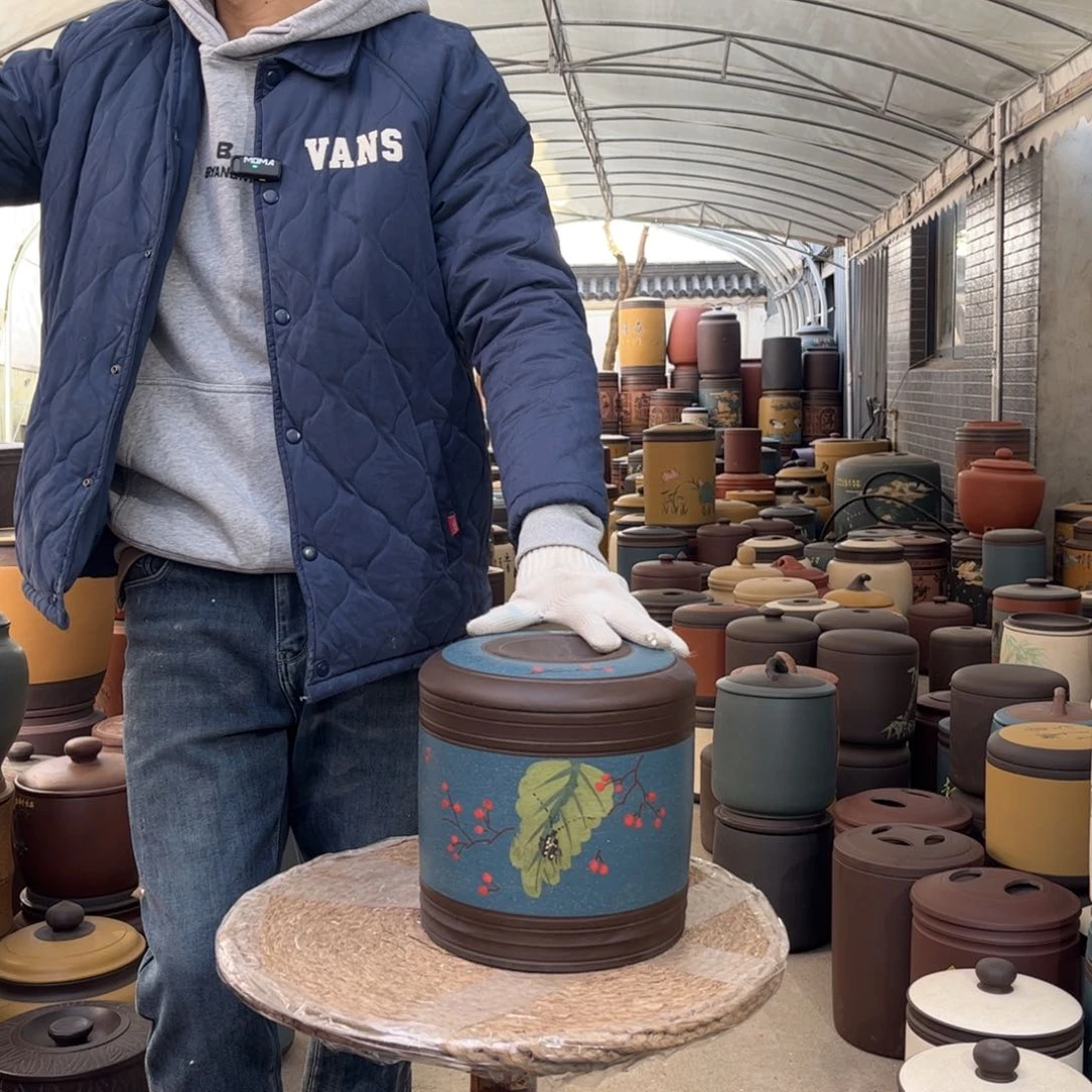 紫砂茶叶罐7 饼茶叶罐