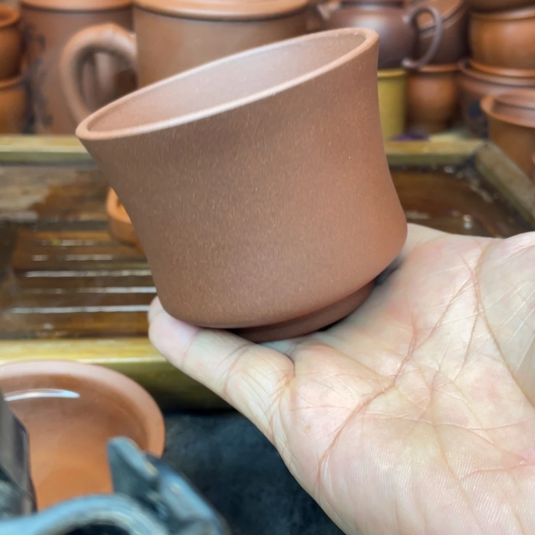 紫砂茶壶原矿底槽青主人杯