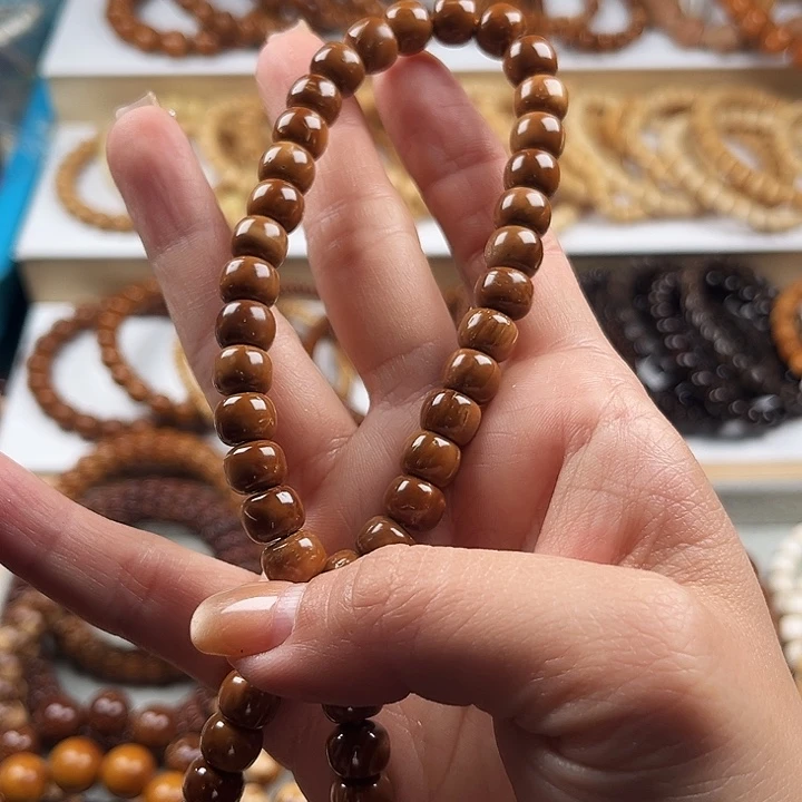 库克手串7*9直切圆桶珠单圈手串