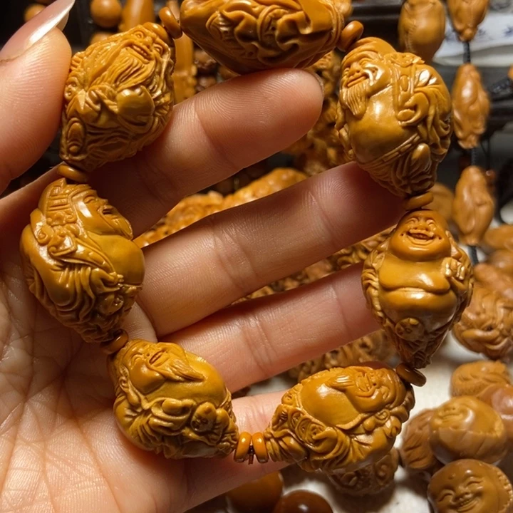 【闪购商品】橄榄核手串/手链福禄寿喜财