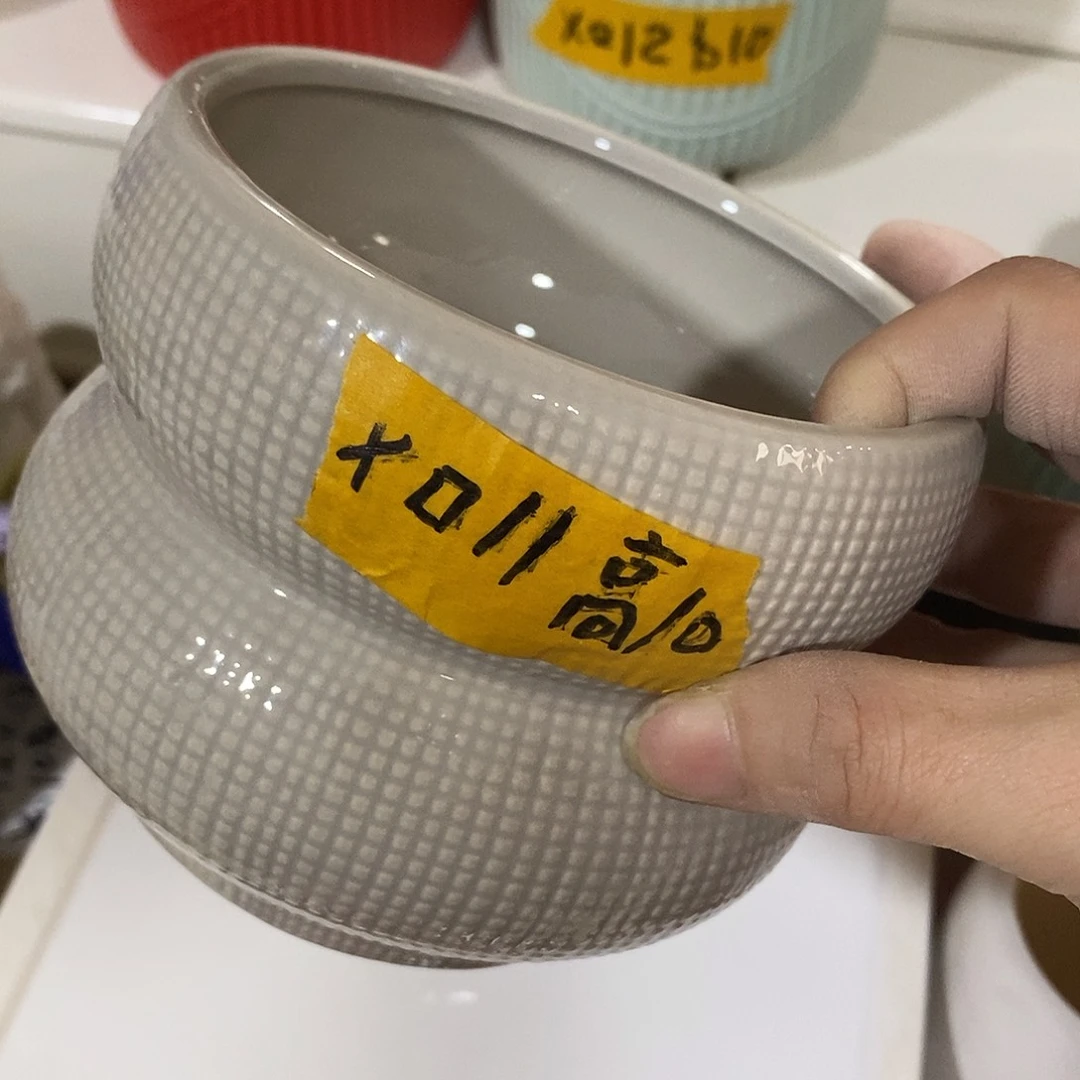 杯子陶盆有孔 瑕疵介意勿拍
