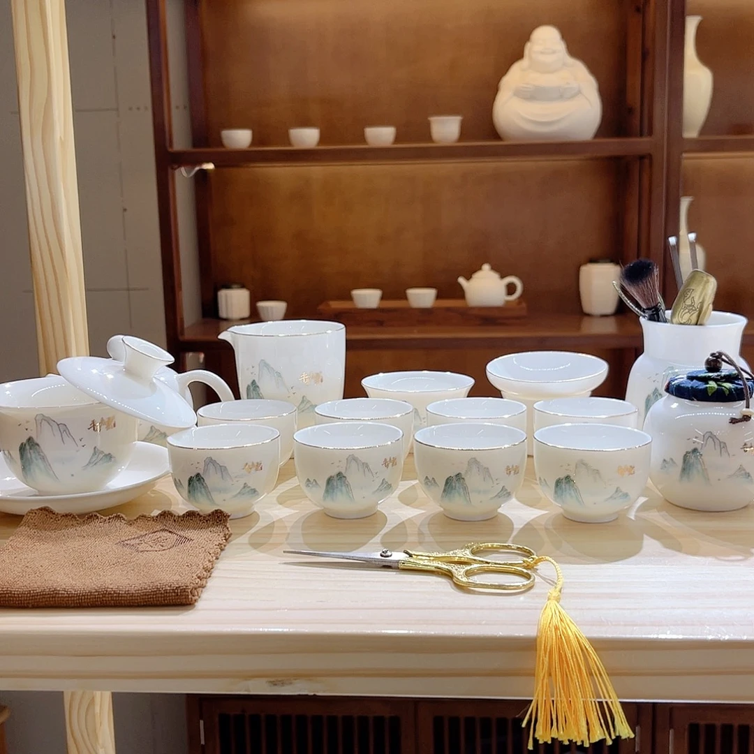 瓷片羊脂玉瓷羊脂玉瓷