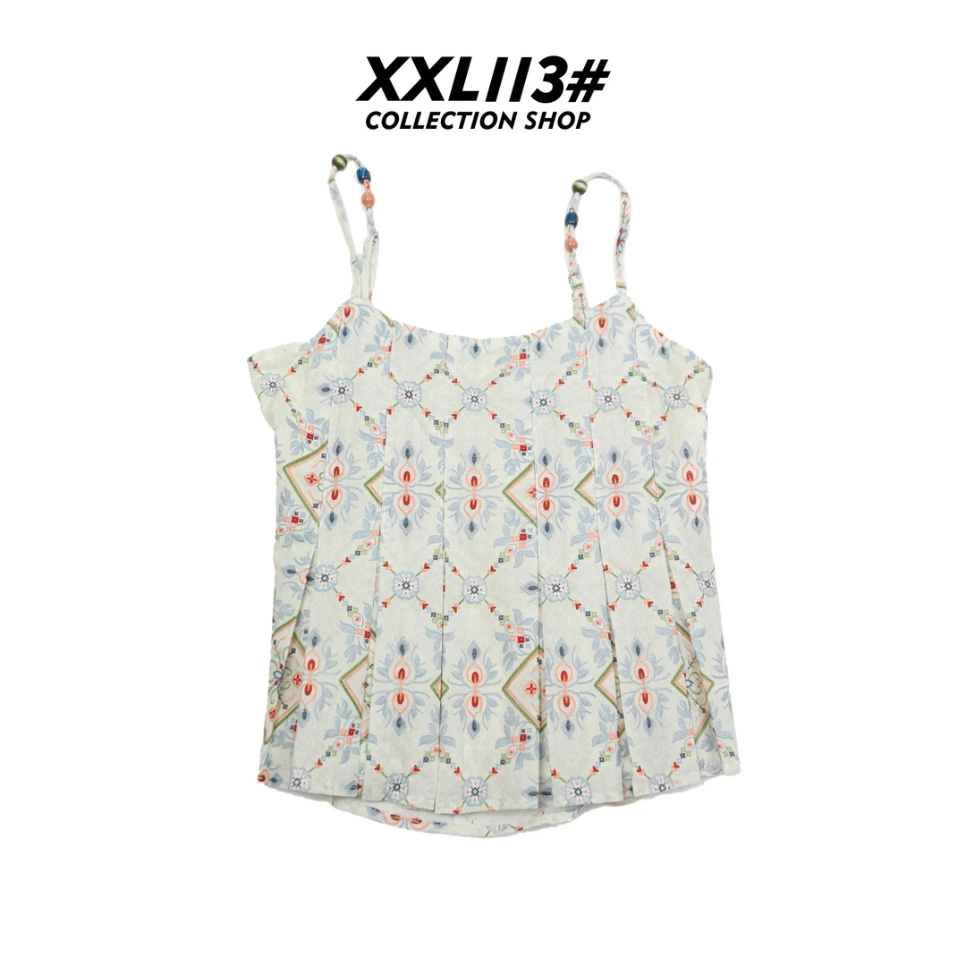 113* CENTRALIZED SHOP少女风波西米亚风森系吊带背心X5F27F6447