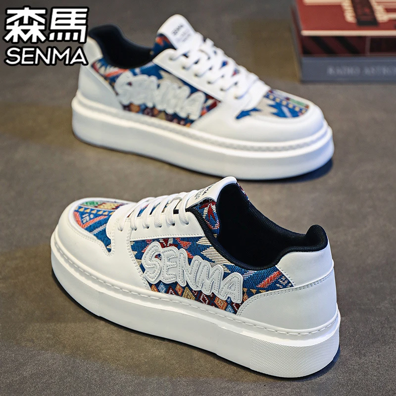 森马男鞋夏季潮牌百搭运动厚底低帮板鞋学生休闲韩版增高小白潮鞋