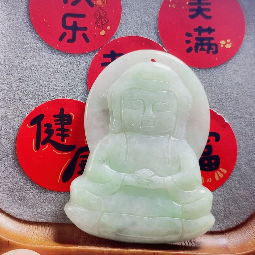 颈饰未镶嵌翡翠配绳