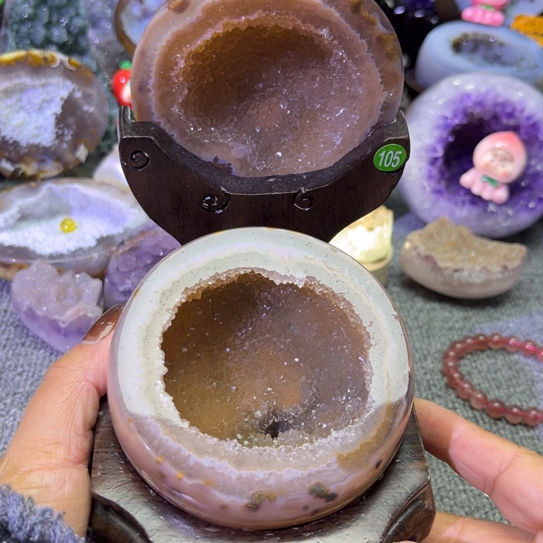 未镶嵌摆件紫晶水晶