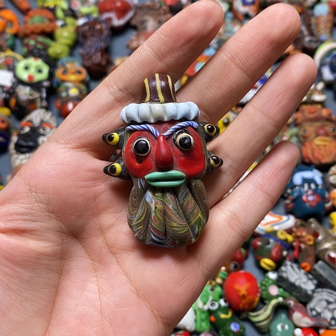 琉璃项链印度尼西亚千眼娃娃