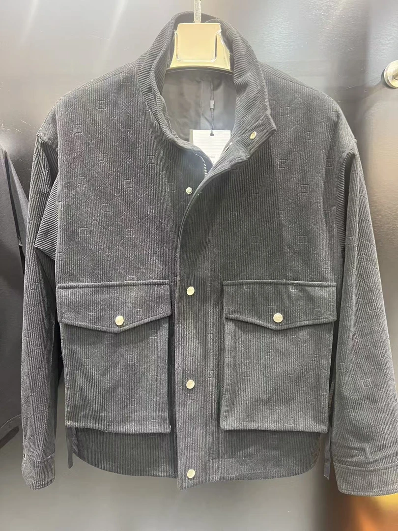 秋冬加厚雪尼尔夹克23004