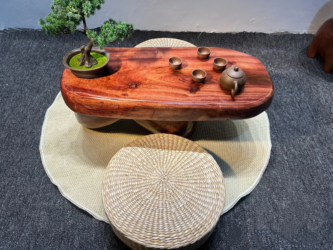 阳台小茶几榻榻米实木茶台根雕茶几