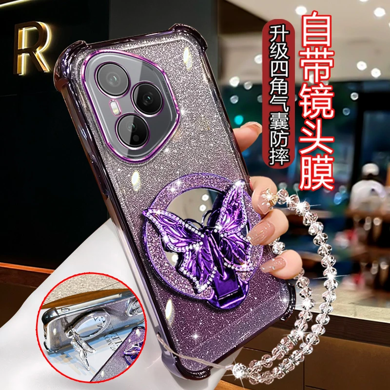 适用荣耀400Pro网红手机壳奢华女潮honor400por镜头全包DNP-AN00‌