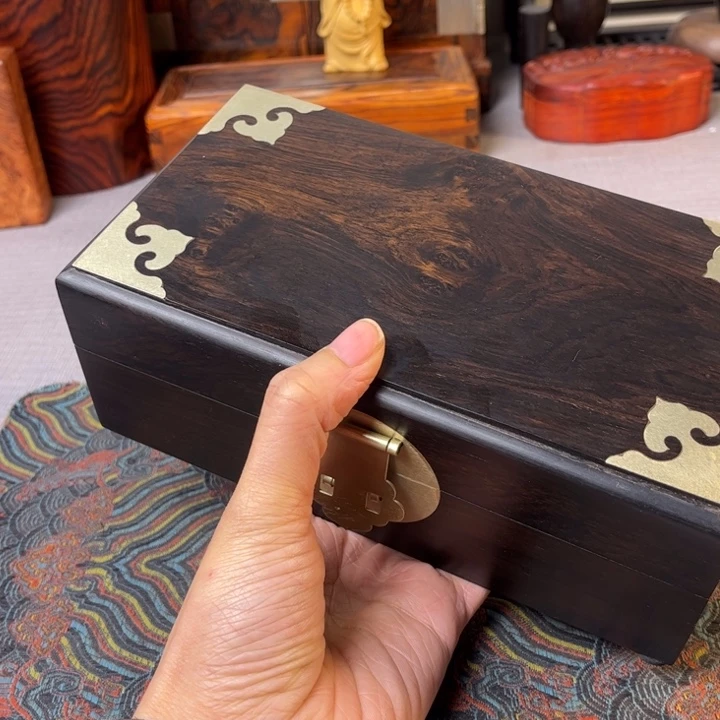 贡木紫光檀首饰盒