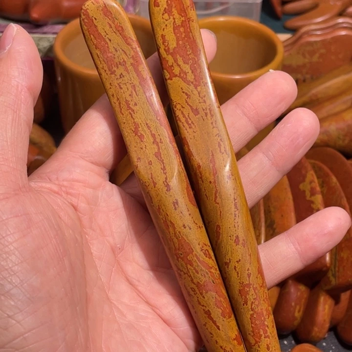 红砭石精品款拨筋棒两个装