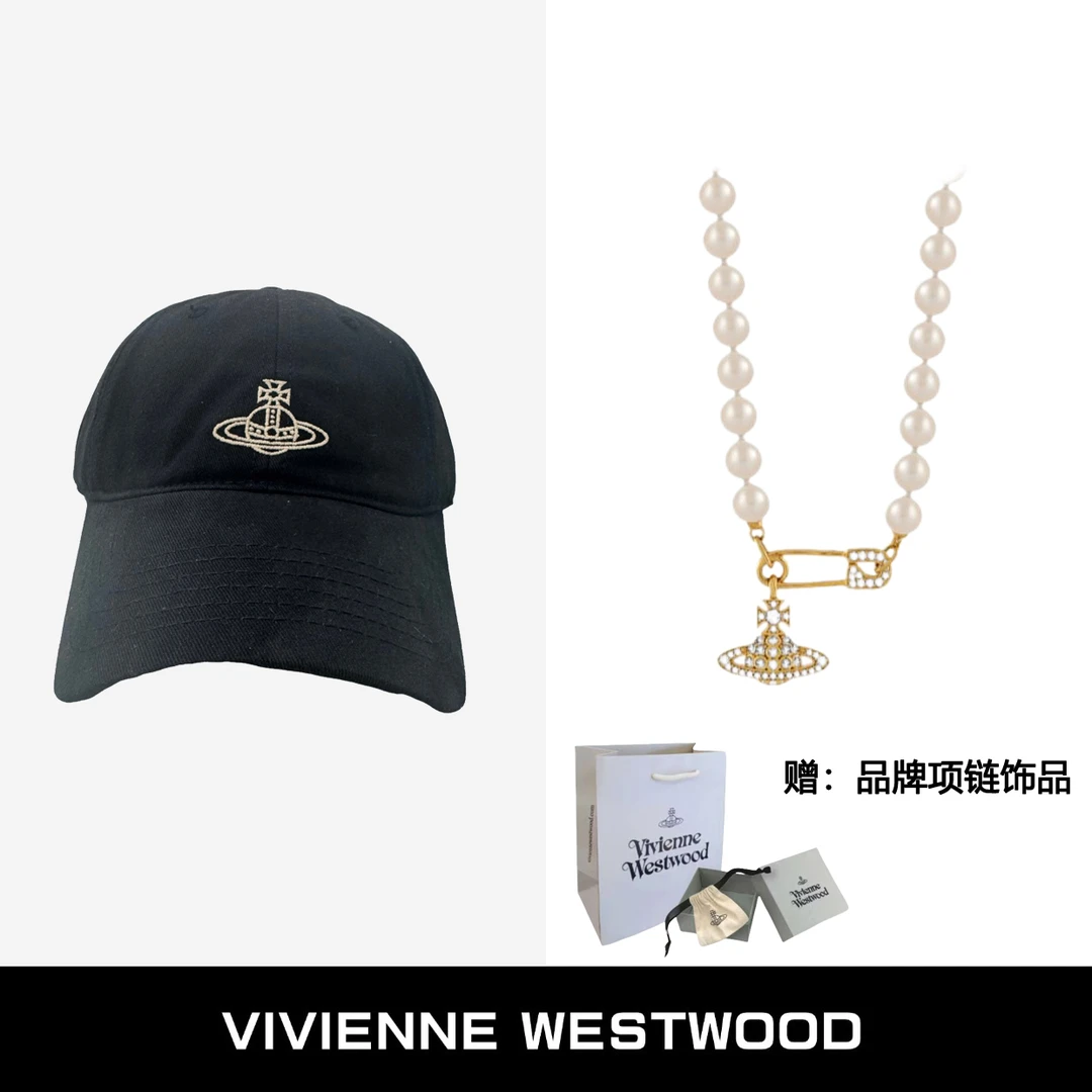 Vivienne Westwood西太后 土星logo帽子+项链63010072-02P168-CN