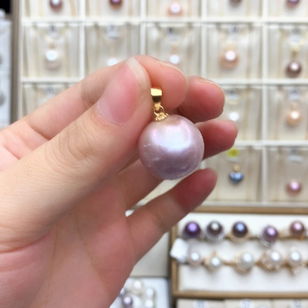 淡水珍珠吊坠(不含链)合金