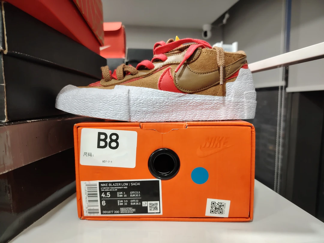NIKE BLAZER棕色低帮 36.5码 全新原盒 12.27 B8