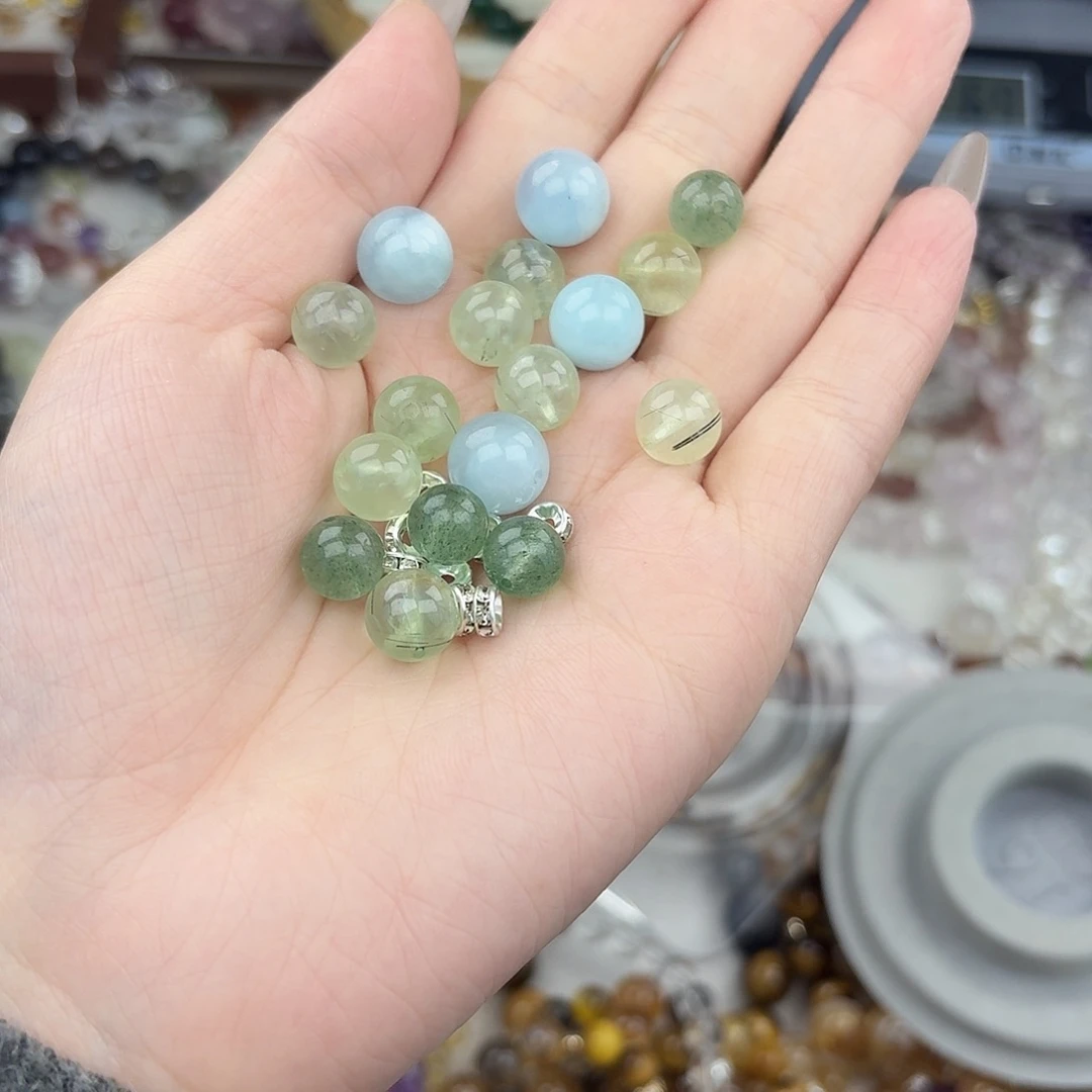 烟晶手链银S925镶嵌好