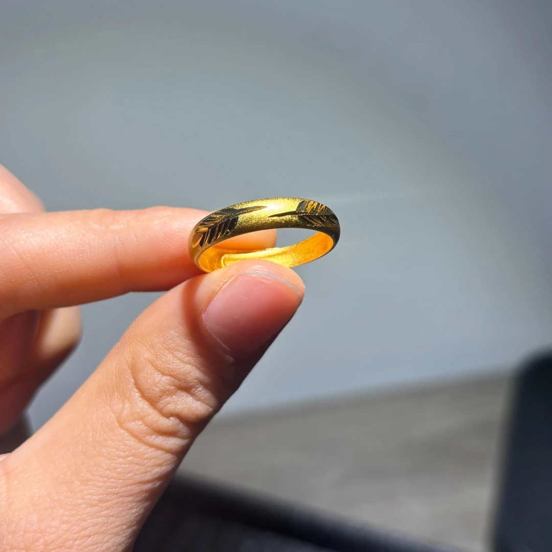 A203-轻奢雕刻活口戒指