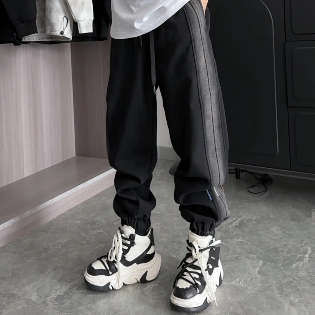 D9375男女生潮牌卫裤宽松百搭潮流春秋休闲裤