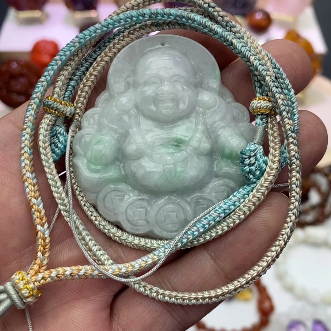 翡翠未镶嵌颈饰吊坠