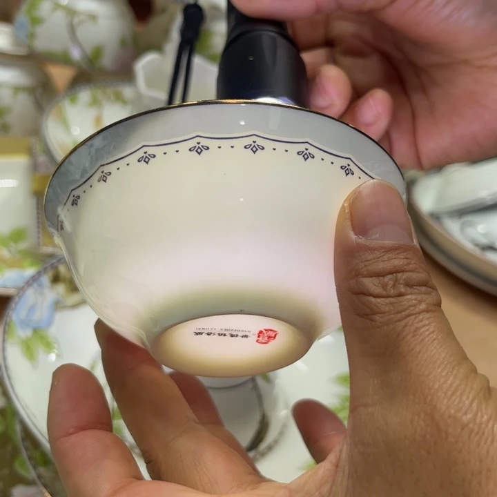 瓷片四寸小碗十个