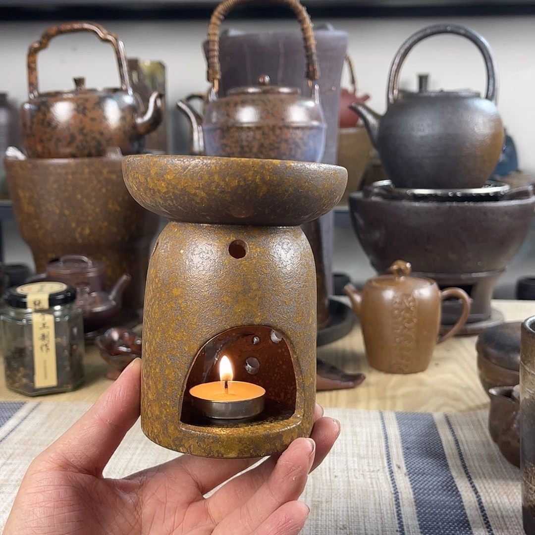 壶紫砂粗陶实用茶炉
