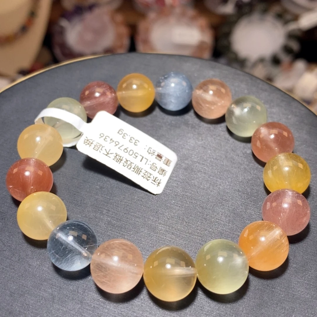 水晶手链未镶嵌F彩兔毛11