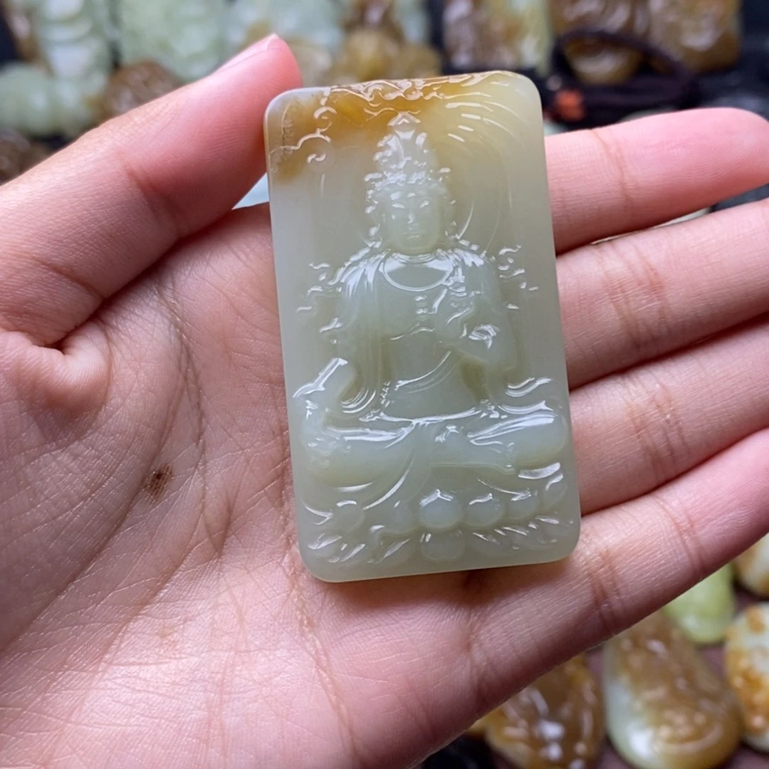 项链未镶嵌和田玉（糖玉）我*弟