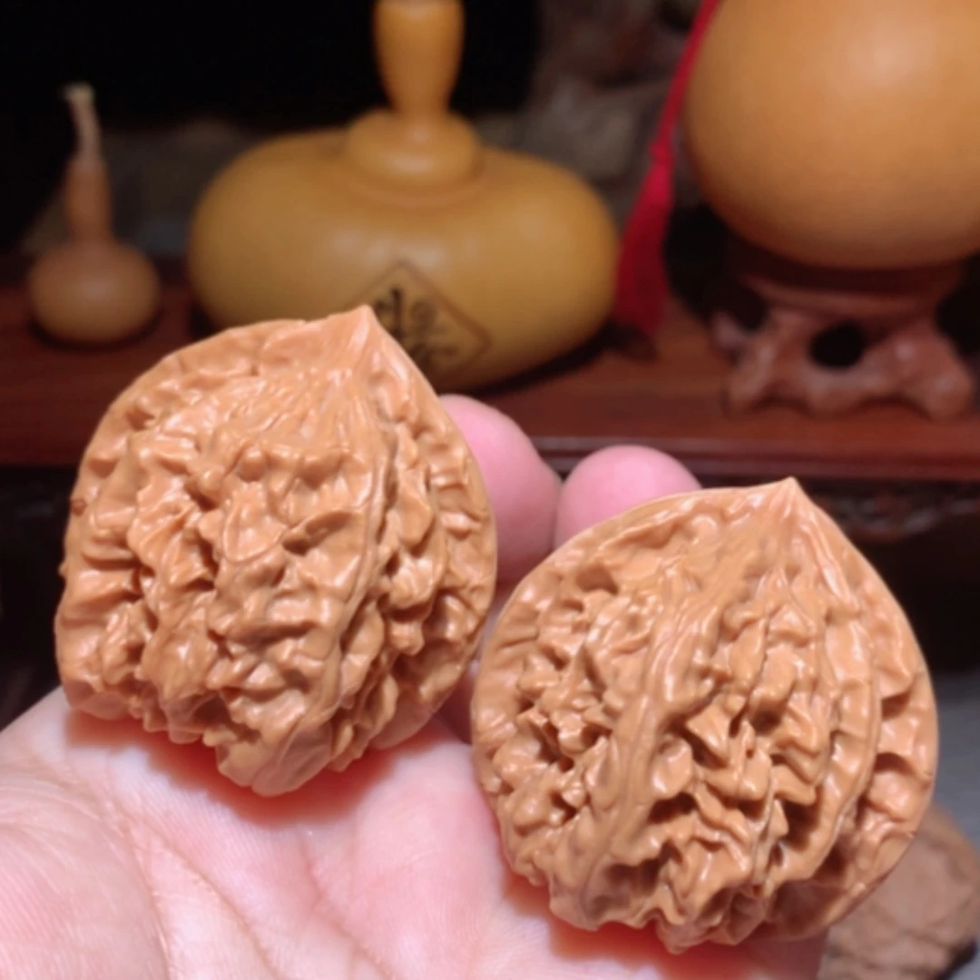 【闪购商品】文玩核桃把件5号昌平龙爪纹尺寸39