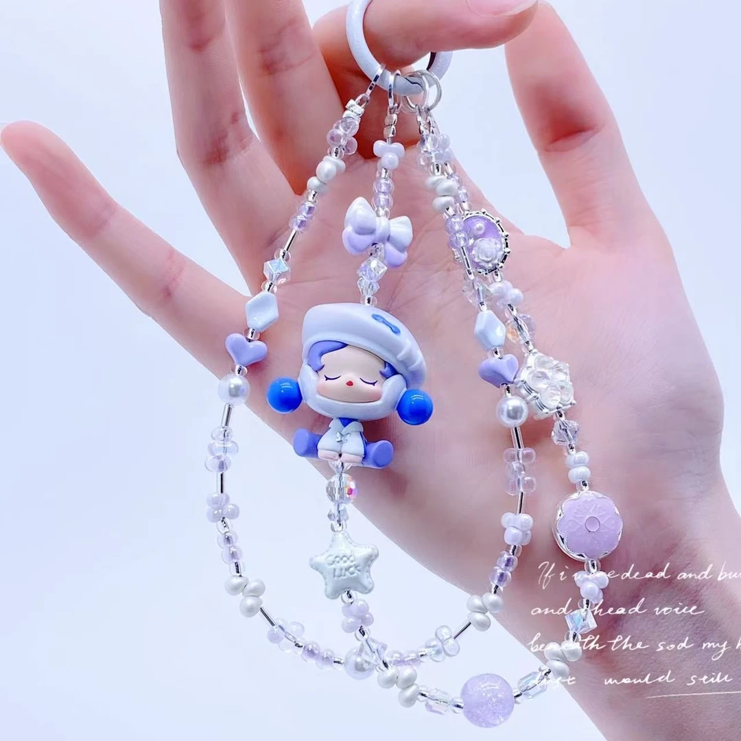 【个人】原创手作DIY正版萌粒手机链钥匙扣