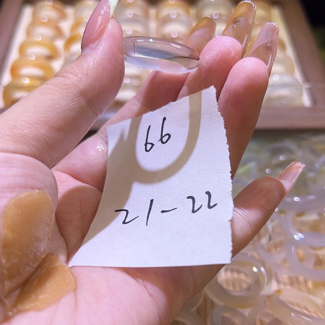 玛瑙/玉髓戒指未镶嵌