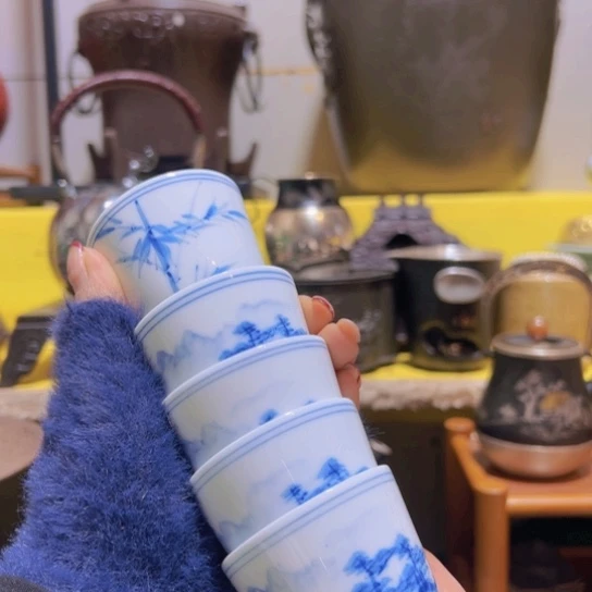 陶瓷中古工艺品摆件
