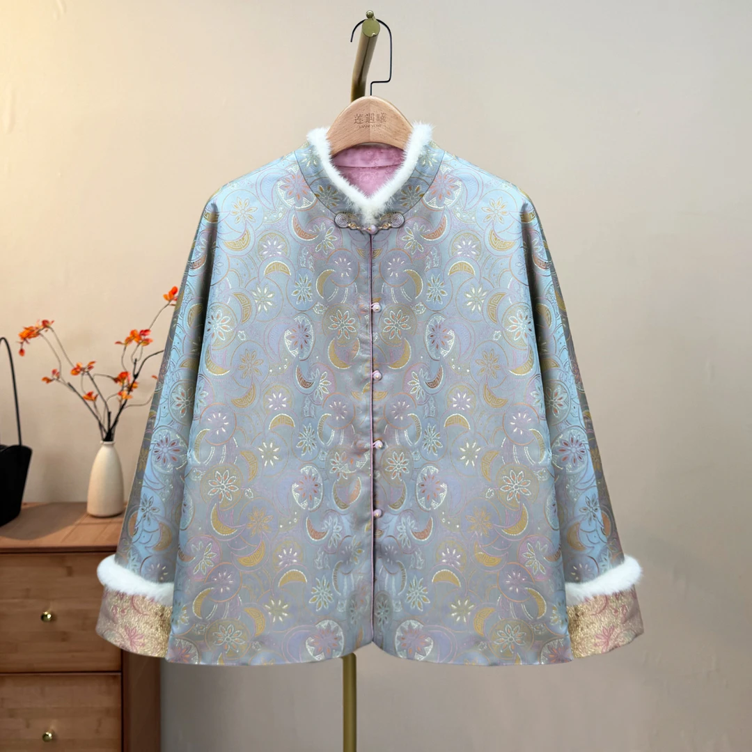 外套（填充桑蚕丝）新中式国风女装 F25363汉服
