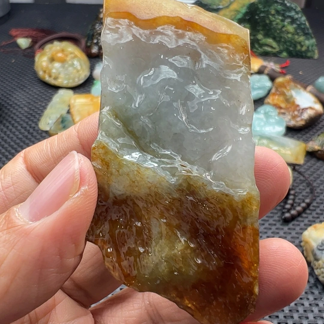 翡翠裸石缅甸翡翠