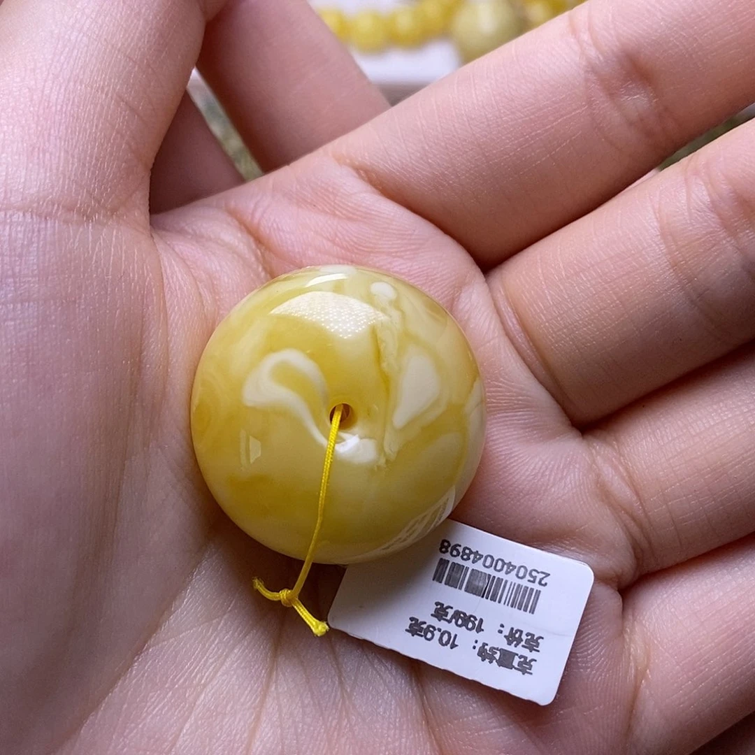 未镶嵌蜜蜡裸石30加平安扣