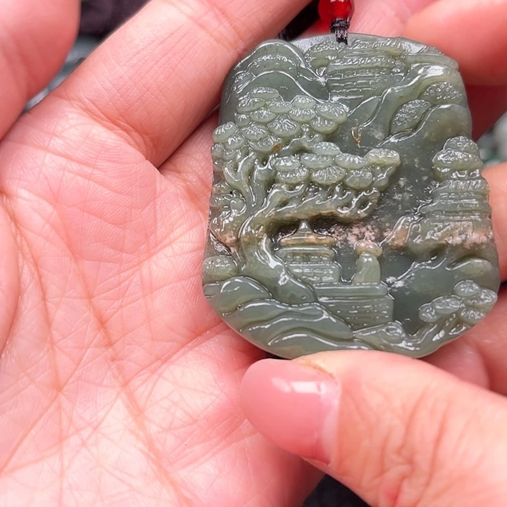 和田玉颈饰未镶嵌