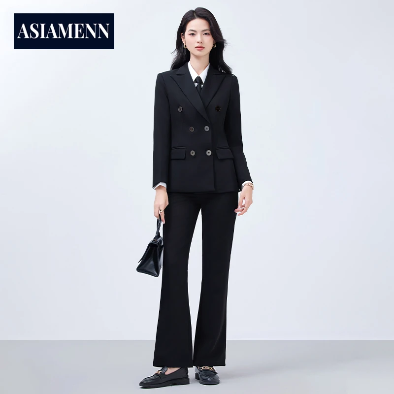 高端品牌商务面试正装女士2025秋冬新款高级感职业西服总裁工作服