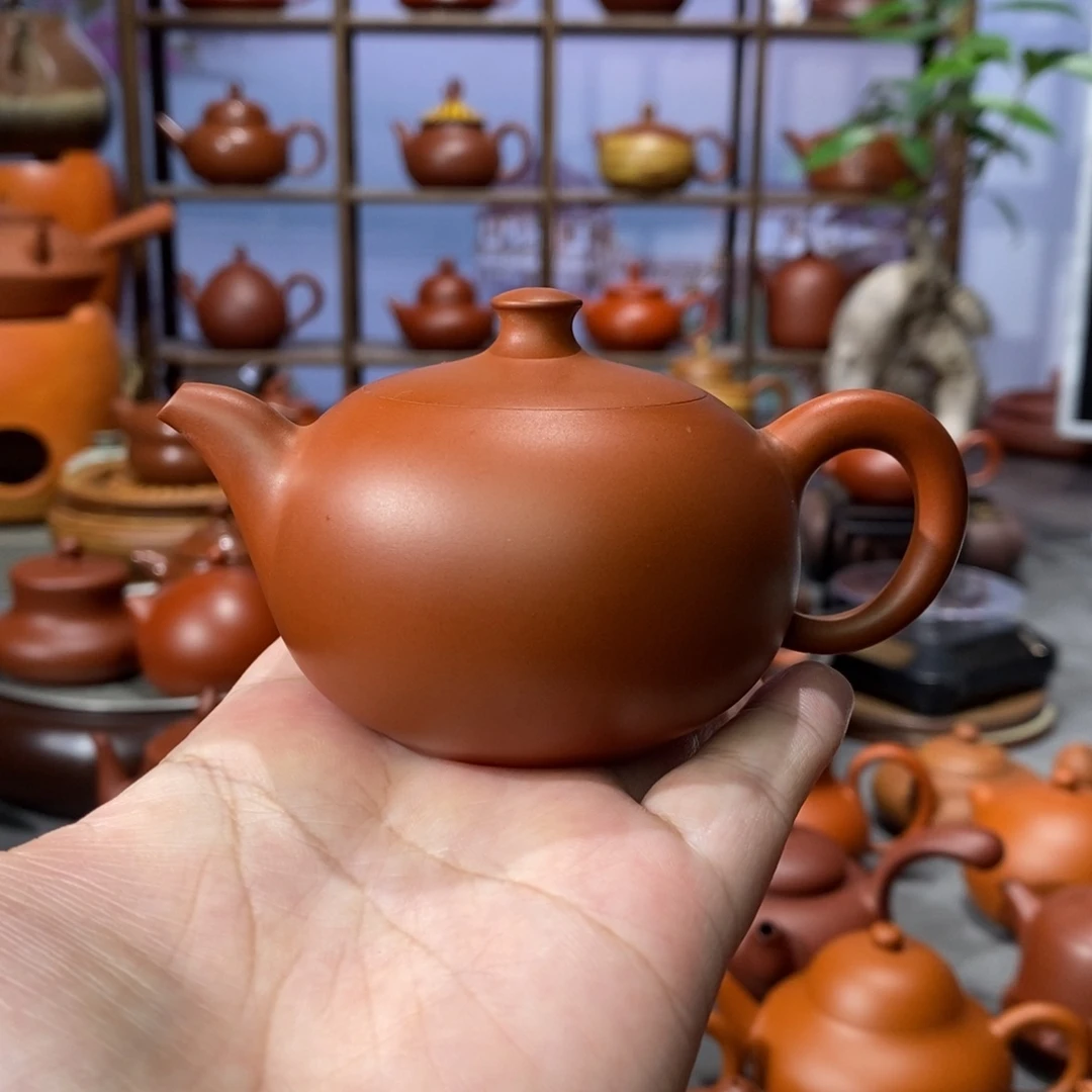 茶壶朱泥邱桂林佛量壶90c