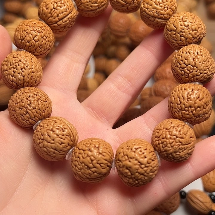 吊坠桃核桃核手串龙鳞凤尾18