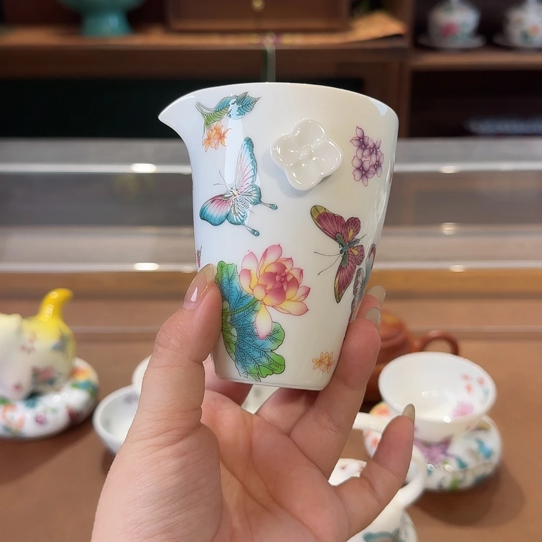 珐琅彩主人杯茶具套装