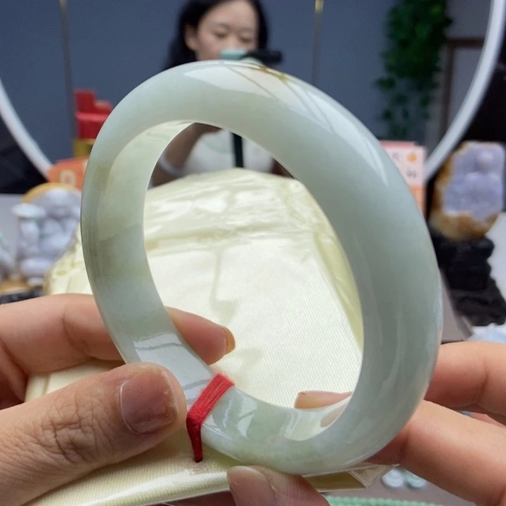 翡翠手镯未镶嵌手镯A20-56.4